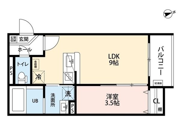 西代駅 徒歩9分 1階の物件間取画像